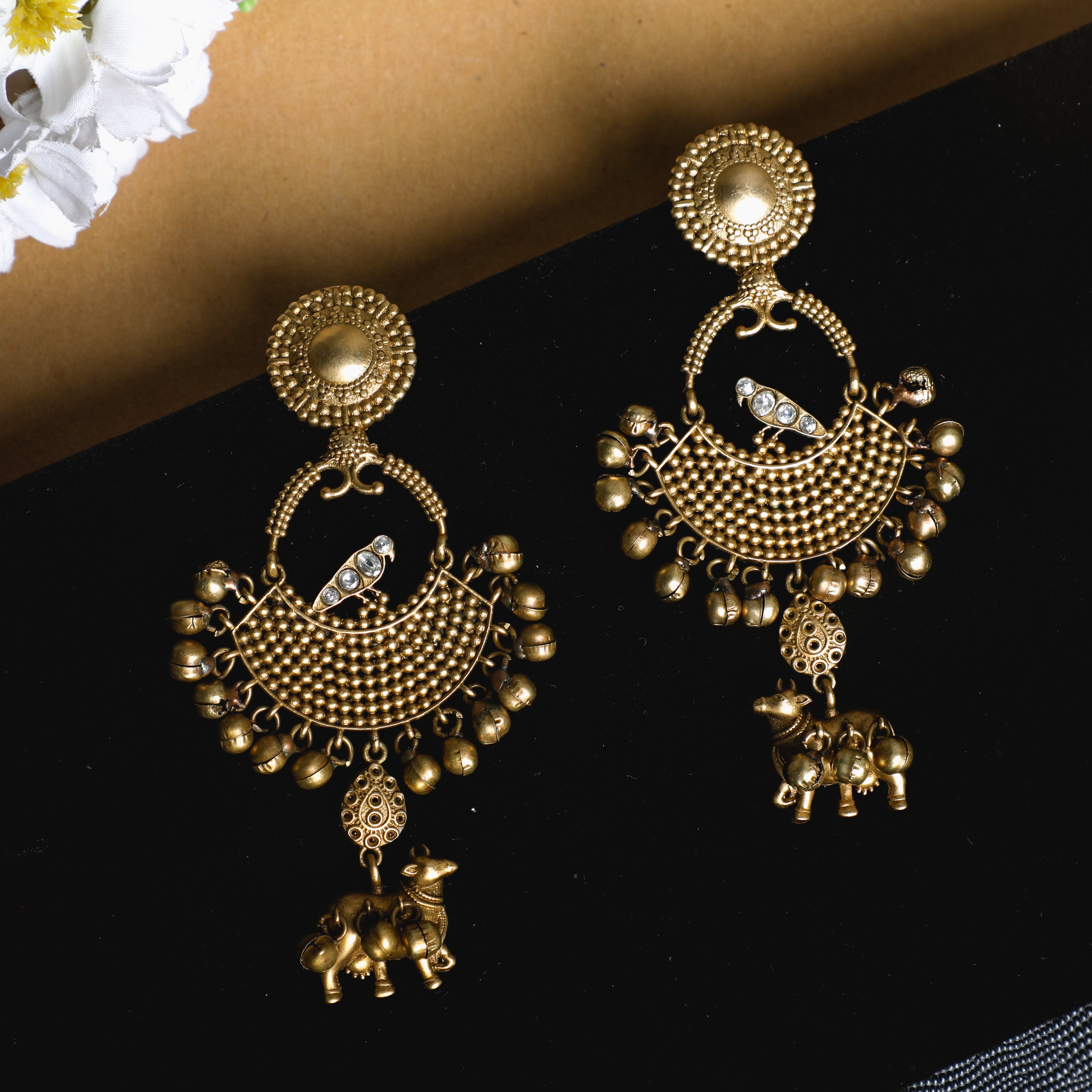 Ghungroo Nandi Earrings